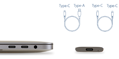 USB Type C - USB Type A / USB Type C - USB Type C
