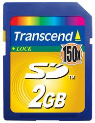 Transcend 2GB Secure Digital (150X) - TS2GSD150