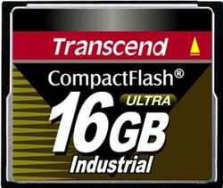 Transcend 16GB Industrial CF Card (100X) - TS16GCF100I