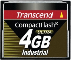 Transcend 4GB Industrial CF Card (100X)  - TS4GCF100I