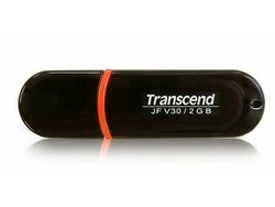 Transcend 2GB USB 2.0 JetFlash V30 (Red) - TS2GJFV30