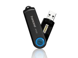 Transcend 4GB USB 2.0 JetFlash 220 (Blue), Fingerprint Pen Drive  - TS4GJF220