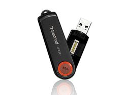 Transcend 8GB USB 2.0 JetFlash 220 (Red), Fingerprint Pen Drive  - TS8GJF220