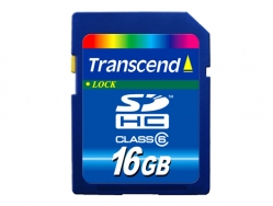 Transcend 16GB SDHC (Class 6) - TS16GSDHC6