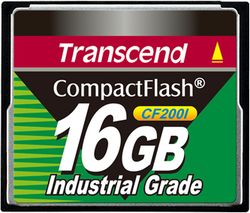 Transcend 16GB Industrial CF Card (200X) - TS16GCF200I