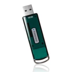 Transcend 16GB USB JetFlash V15 (Green) with Trend Micro AntiVirus - TS16GJFV15