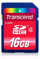 Transcend 16GB SDHC (Class 2) - TS16GSDHC2