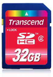Transcend 32GB SDHC (Class 2) - TS32GSDHC2
