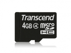 Transcend 4GB microSDHC Class 4 (no box & adapter) - TS4GUSDC4