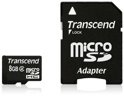 Transcend 8GB microSDHC Class 2 - TS8GUSDHC2