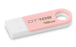 Kingston 16GB USB 2.0 DataTraveler 109 White & Pink - DT109N/16GB