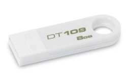 Kingston 8GB USB 2.0 DataTraveler 109 White - DT109W/8GB