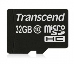 Transcend 32GB microSDHC Class 10 (no box & adapter) - TS32GUSDC10