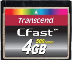 Transcend 4GB Industrial CFast Card (520X), SLC - TS4GCFX520I