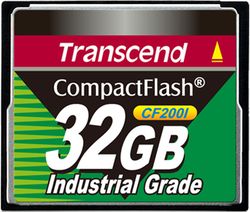 Transcend 32GB Industrial CF Card (200X) - TS32GCF200I