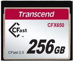 Transcend 256GB CFast 2.0 - TS256GCFX650