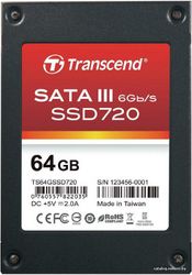 Transcend 64GB SSD720 SATA III 2.5" Ultimate (MLC) - TS64GSSD720