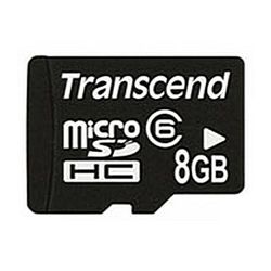 Transcend 8GB microSDHC Class 6 (no box & adapter) - TS8GUSDC6