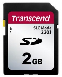 Transcend 2GB Industrial SD Card (220X) - TS2GSDC220I