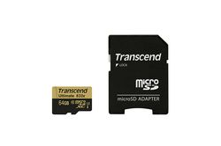 Transcend 64GB microSDXC UHS-I U3 with adapter - TS64GUSDU3