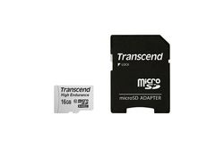 Transcend 16GB microSDHC Class 10 with adapter - TS16GUSDHC10V