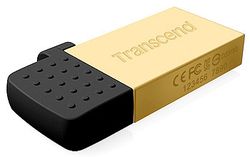 Transcend 32GB USB OTG JetFlash 380 Gold Plating - TS32GJF380G