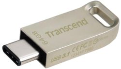 Transcend 64GB USB 3.1+Type-C JetFlash 850 Silver - TS64GJF850S