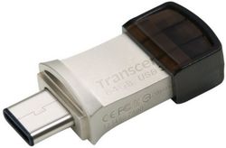 Transcend 64GB USB 3.1+Type-C JetFlash 890 Silver - TS64GJF890S