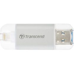 Transcend 64GB Lightning/USB 3.1 JetDrive Go 300 Silver - TS64GJDG300S