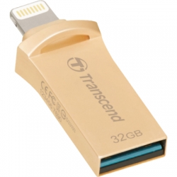 Transcend 32GB Lightning/USB 3.1 JetDrive Go 500 Gold - TS32GJDG500G