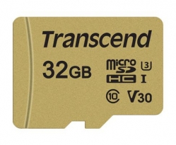 Transcend 32GB microSDXC UHS-I U3 V30 - TS32GUSD500S