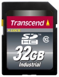 Transcend 32GB Industrial Wide-Temp SDHC (Class 10) - TS32GSDHC10I