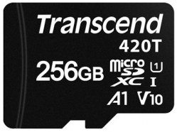 Transcend 256GB microSD A1 U1, 3D TLC - TS256GUSD420T