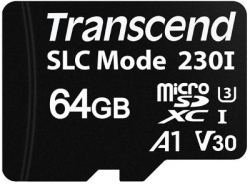 Transcend 64GB Industrial microSDXC 230I Class 10 SLC - TS64GUSD230I
