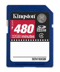 Kingston 32GB Video SDHC (Class 4) - SDV/32GB