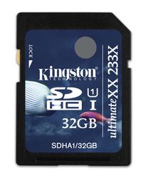 Kingston 32GB SDHC UltimateXX UHS-I 233x - SDHA1/32GB