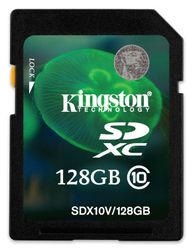 Kingston 128GB SDXC (Class 10) - SDX10V/128GB
