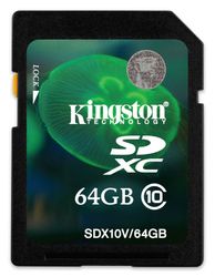 Kingston 64GB SDXC (Class 10) - SDX10V/64GB
