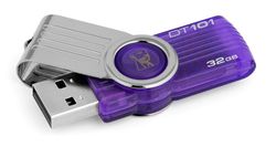 Kingston 32GB USB 2.0 DataTraveler 101 G2 Purple - DT101G2/32GB