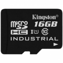 Kingston 16GB microSDHC Class 10 UHS-I Industrial - SDCIT/16GBSP