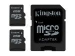 Kingston Twin Pack (2 x 2GB microSD with SD adapter) - SDC/2GB-2P1A