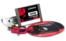Kingston 120GB SSDNow V300 (7mm) SATA3 2.5" Desktop Bundle - SV300S3D7/120G