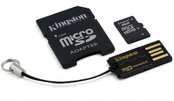 Kingston 8GB microSDHC (Class 4) Mobility Kit Gen 2 - MBLY4G2/8GB
