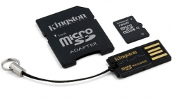 Kingston 16GB microSDHC (Class 10) Mobility Kit Gen 2 - MBLY10G2/16GB