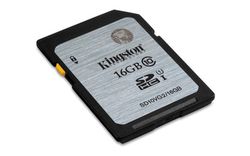 Kingston 16GB SDHC Class10 UHS-I (45MB/s Read) - SD10VG2/16GB