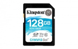 Kingston 128GB SDXC UHS-I Class U3 Canvas Go! - SDG/128GB