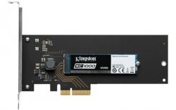Kingston 480G SSD M.2 2280 NVMe PCIe KC1000 with Adapter HHHL - SKC1000H/480G