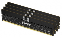 Kingston 64GB 6400MT/s DDR5 ECC Reg CL32 DIMM (Kit of 4) FURY Renegade Pro XMP - KF564R32RBK4-64