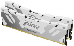 Kingston 32GB 8000MT/s DDR5 CL38 DIMM (Kit of 2) FURY Renegade White XMP - KF580C38RWK2-32