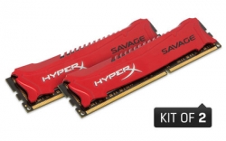 Kingston HyperX 16GB 1600MHz DDR3 Non-ECC CL9 DIMM (Kit of 2) XMP Savage - HX316C9SRK2/16
